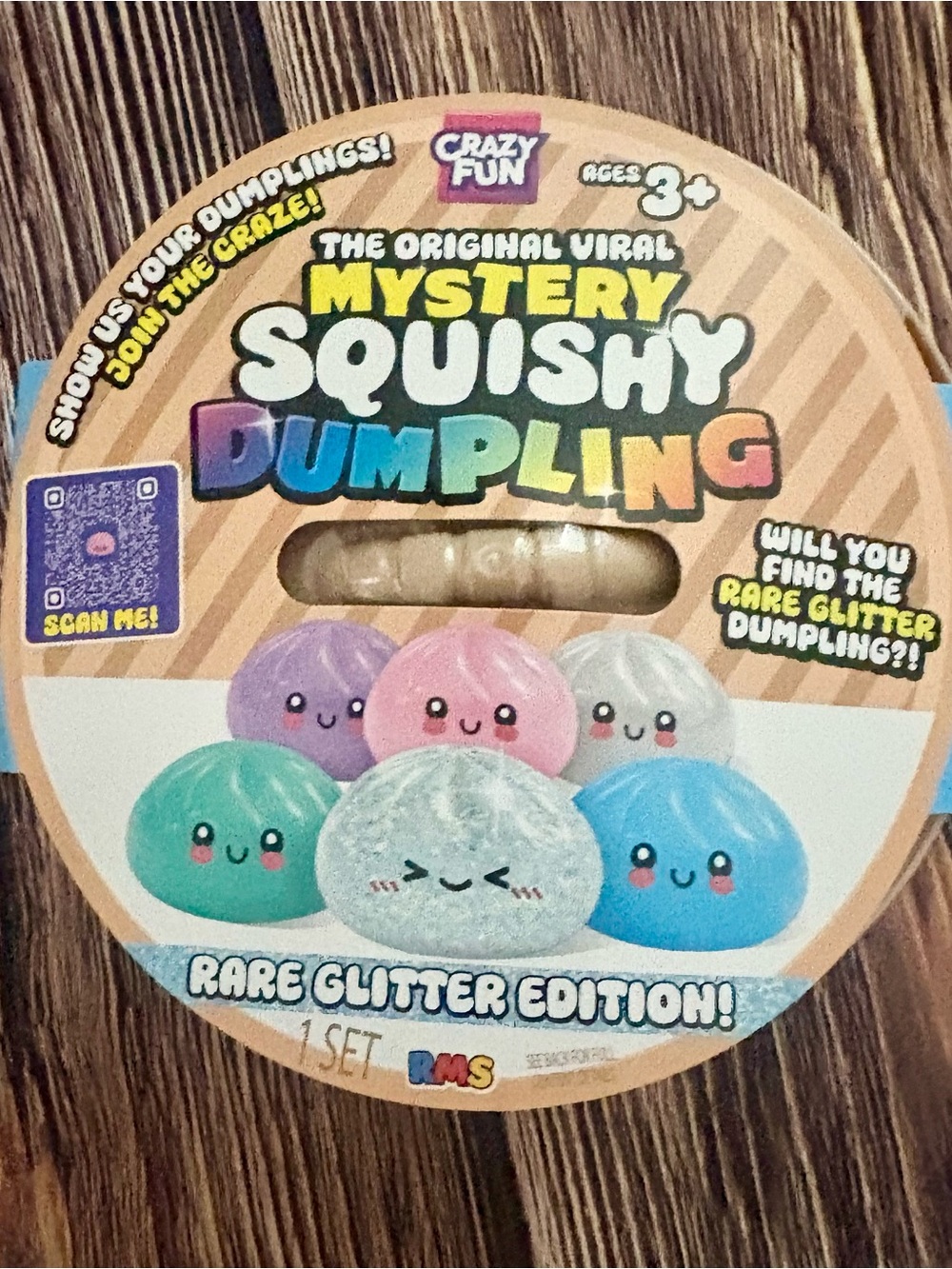 Mystery Squishy Dumpling - Multicolor Rare Glitter Edition
